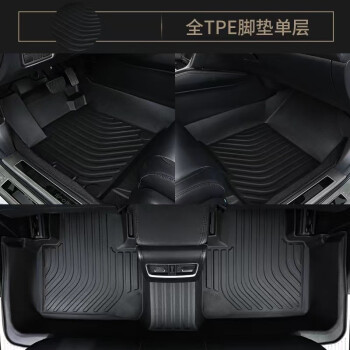 韦氏专车定制原车打版五座全套雪妮丝圈TPE汽车脚垫全车脚踏垫【单层】TPE汽车脚垫【五座】	